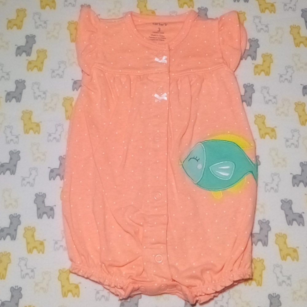 2/$20 EUC Fish Polka Dot Jumper